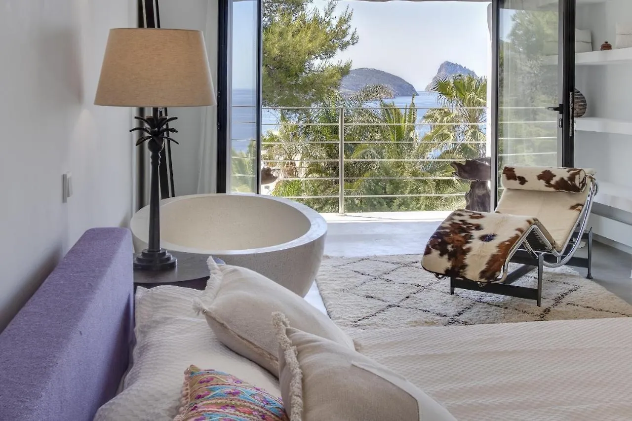 Magical Ibizan Villa Walking Distance To The Beach Es Vedra Style 6 Bedrooms Fabulous Sea Views San Jose